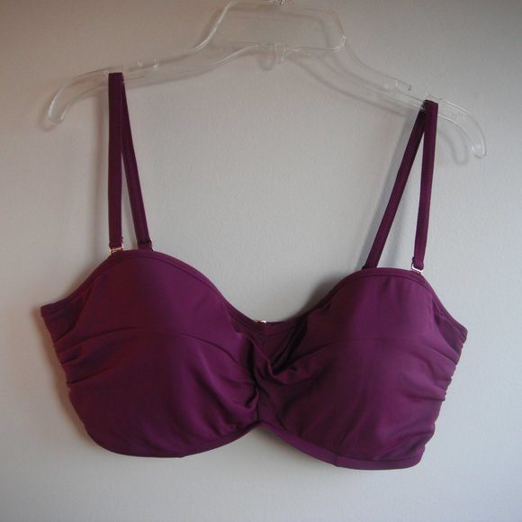 Sunset Separates Bikini Top 36C Underwire Purple - Picture 1 of 6